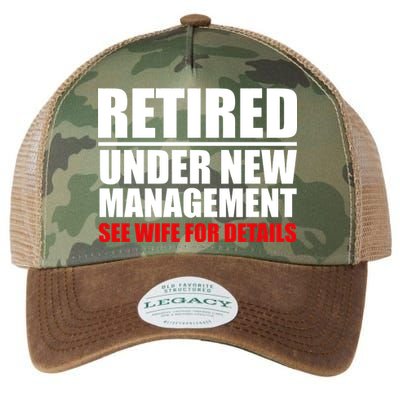 Retired Under New Management Legacy Tie Dye Trucker Hat