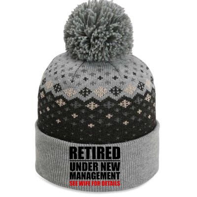 Retired Under New Management The Baniff Cuffed Pom Beanie