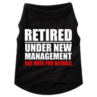 Retired Under New Management Doggie Tank