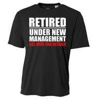 Retired Under New Management Cooling Performance Crew T-Shirt