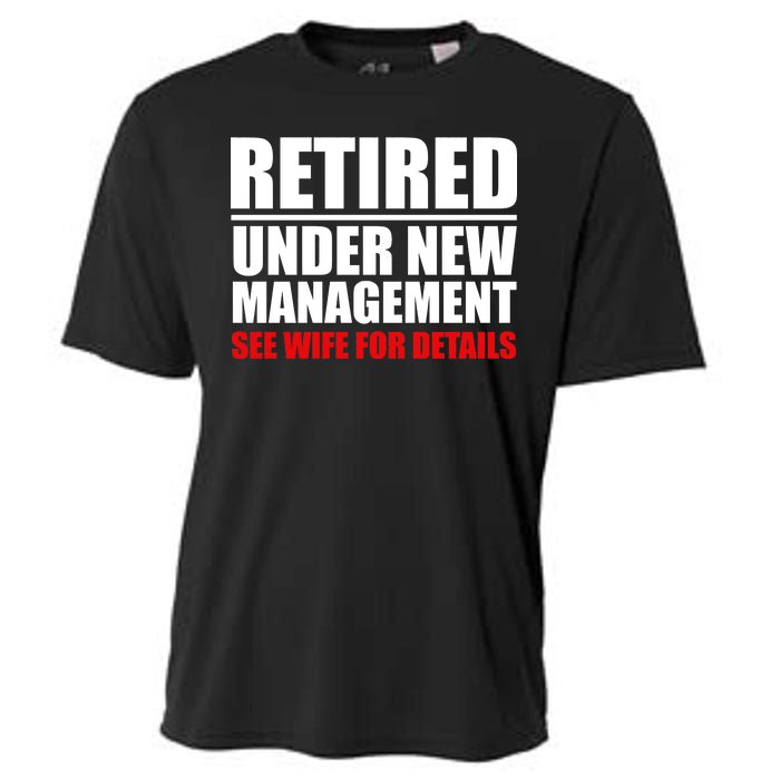 Retired Under New Management Cooling Performance Crew T-Shirt