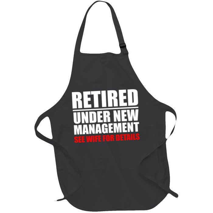 Retired Under New Management Apron