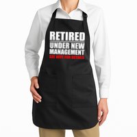 Retired Under New Management Apron