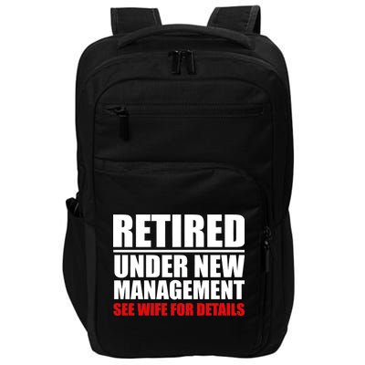 Retired Under New Management Impact Tech Backpack