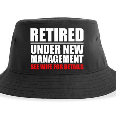 Retired Under New Management Sustainable Bucket Hat