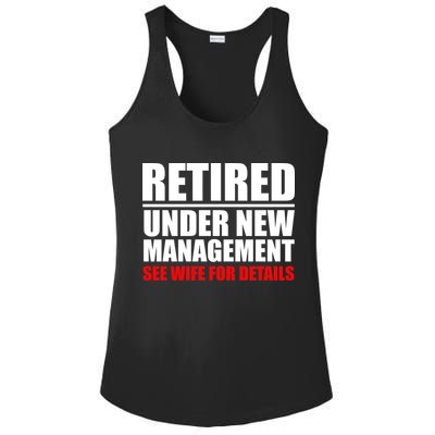 Retired Under New Management Ladies PosiCharge Competitor Racerback Tank