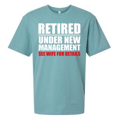 Retired Under New Management Sueded Cloud Jersey T-Shirt