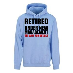 Retired Under New Management Unisex Surf Hoodie