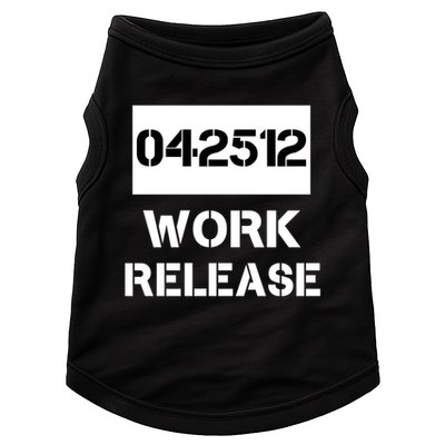 Retirement Date Work Release Jail Prison Personalize  Doggie Tank