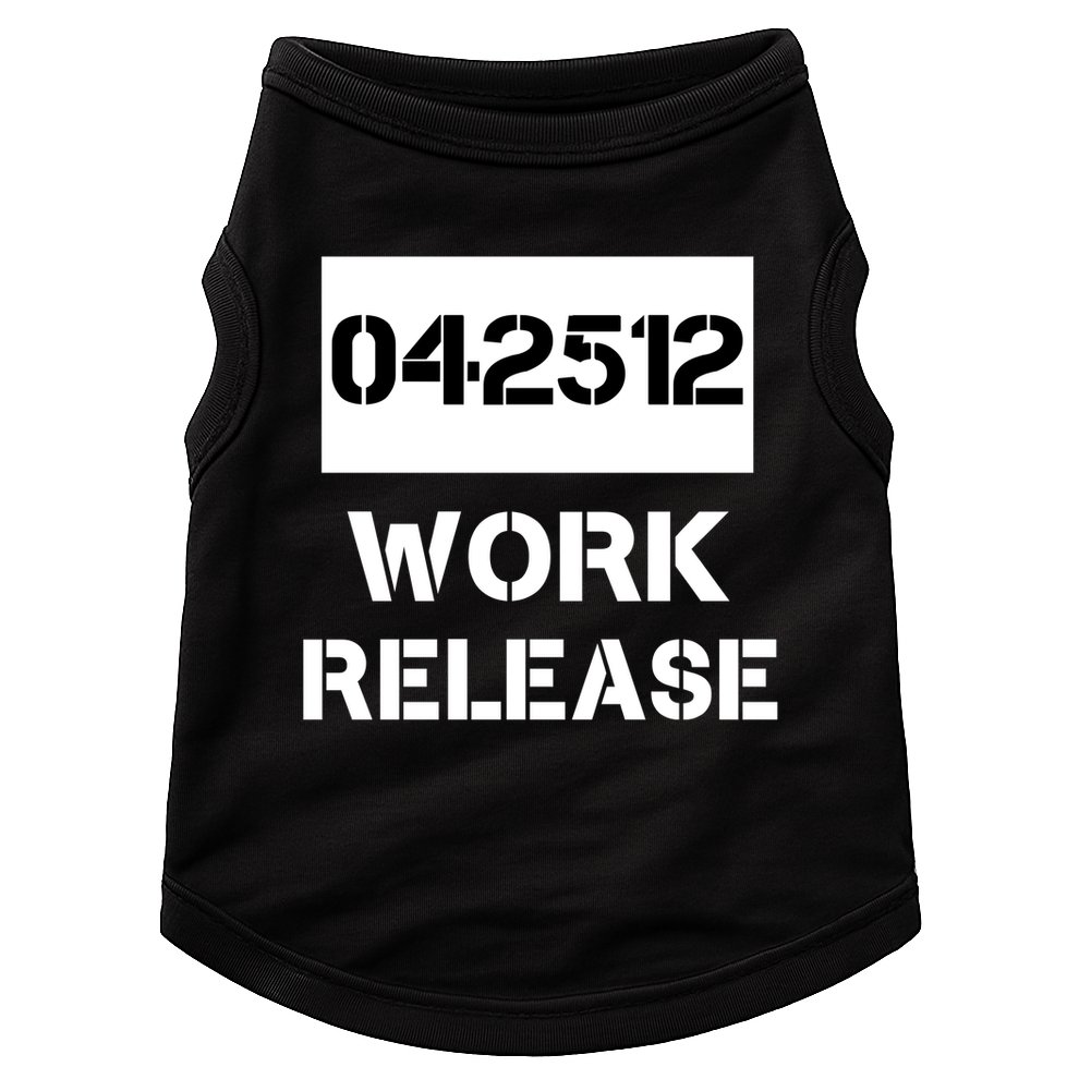 Retirement Date Work Release Jail Prison Personalize  Doggie Tank