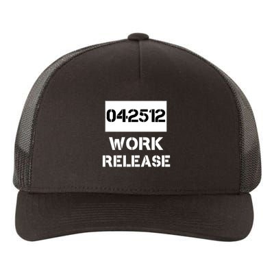 Retirement Date Work Release Jail Prison Personalize  Yupoong Adult 5-Panel Trucker Hat