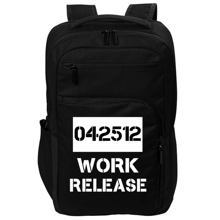 Retirement Date Work Release Jail Prison Personalize  Impact Tech Backpack