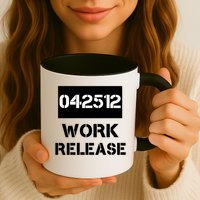 Retirement Date Work Release Jail Prison Personalize  Mug