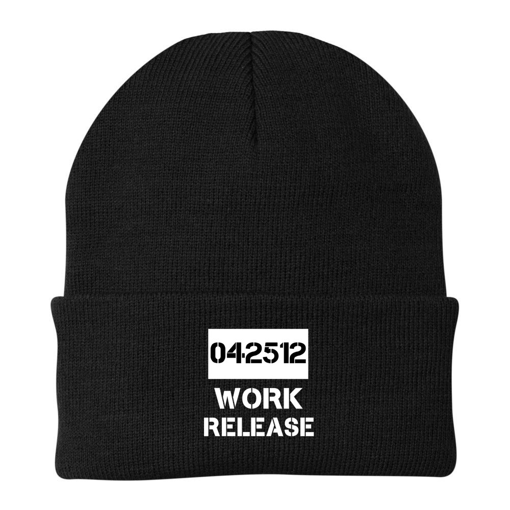 Retirement Date Work Release Jail Prison Personalize  Beanie