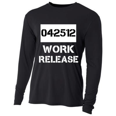 Retirement Date Work Release Jail Prison Personalize  Cooling Performance Long Sleeve Crew