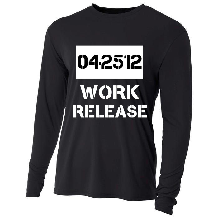 Retirement Date Work Release Jail Prison Personalize  Cooling Performance Long Sleeve Crew