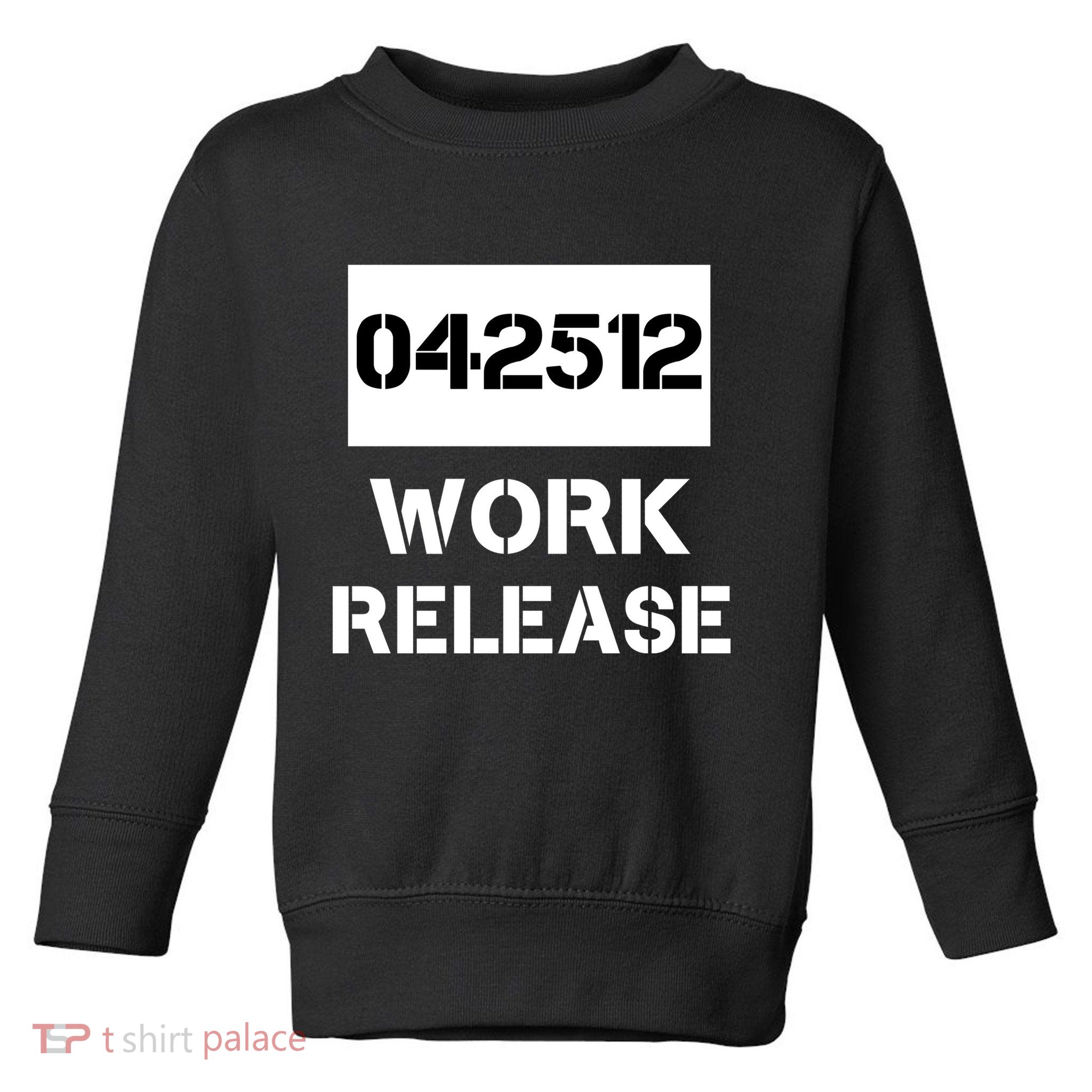 Retirement Date Work Release Jail Prison Personalize  Toddler Sweatshirt