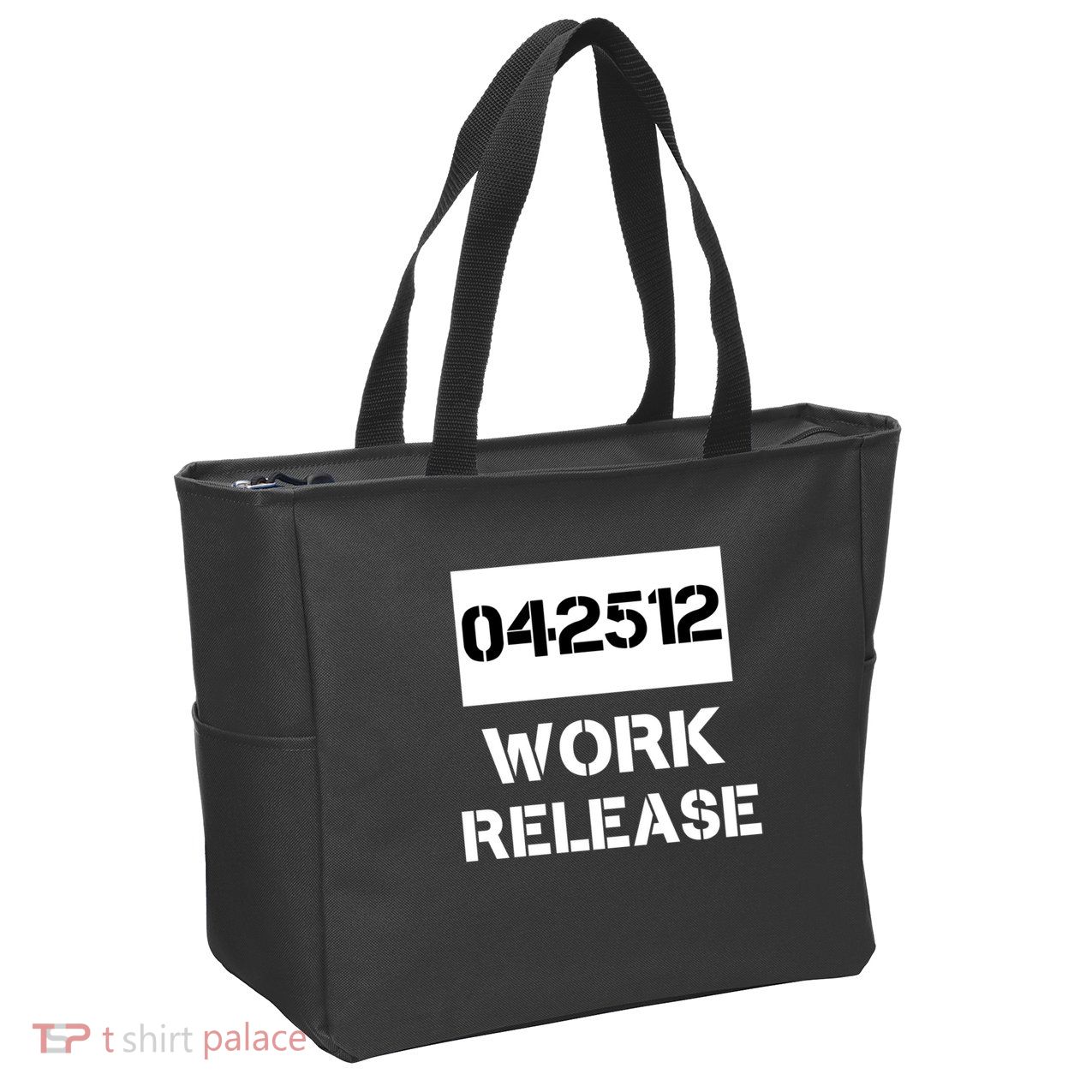 Retirement Date Work Release Jail Prison Personalize  Zip Tote Bag