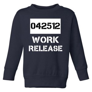 Retirement Date Work Release Jail Prison Personalize  Toddler Sweatshirt