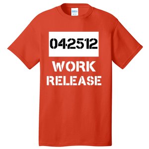 Retirement Date Work Release Jail Prison Personalize  Tall T-Shirt