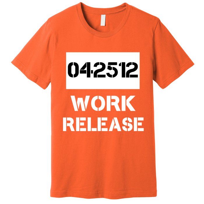 Retirement Date Work Release Jail Prison Personalize  Premium T-Shirt