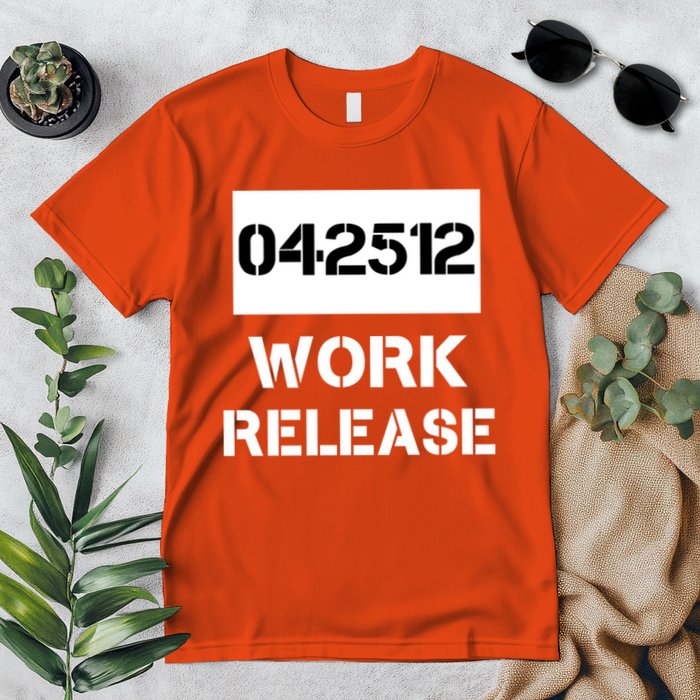 Retirement Date Work Release Jail Prison Personalize  Premium T-Shirt