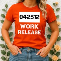 Retirement Date Work Release Jail Prison Personalize  Womens T-Shirt