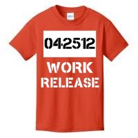 Retirement Date Work Release Jail Prison Personalize  Kids T-Shirt