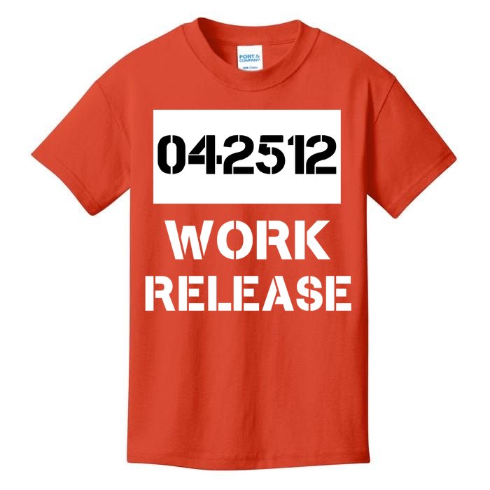 Retirement Date Work Release Jail Prison Personalize  Kids T-Shirt