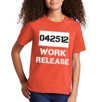 Retirement Date Work Release Jail Prison Personalize  Kids T-Shirt