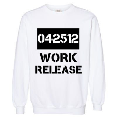 Retirement Date Work Release Jail Prison Personalize  Garment-Dyed Sweatshirt