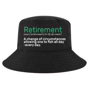 Retirement Fishing Definition  Cool Comfort Performance Bucket Hat