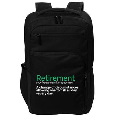 Retirement Fishing Definition  Impact Tech Backpack