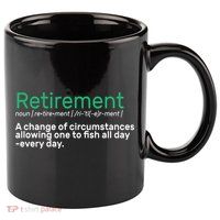 Retirement Fishing Definition  11oz C Handle Ceramic Mug