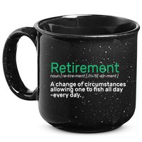 Retirement Fishing Definition  15oz Campfire Ceramic Mug