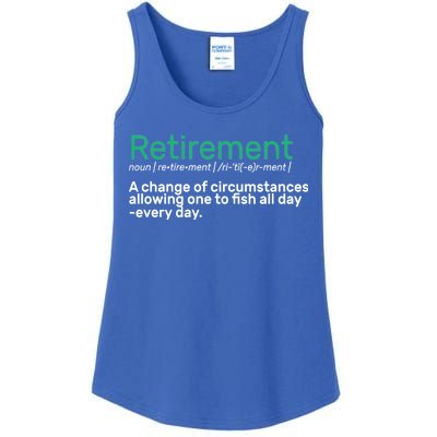 Retirement Fishing Definition  Ladies Essential Tank