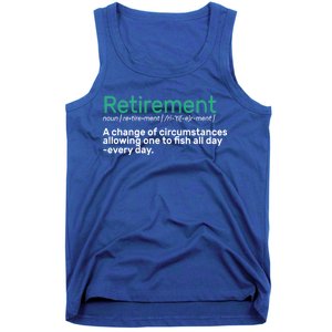 Retirement Fishing Definition  Tank Top