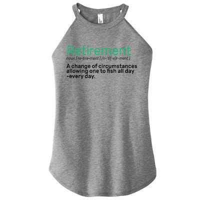 Retirement Fishing Definition  Women's Perfect Tri Rocker Tank