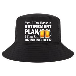 Retirement Plan Drinking Beer Cool Comfort Performance Bucket Hat