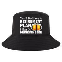Retirement Plan Drinking Beer Cool Comfort Performance Bucket Hat