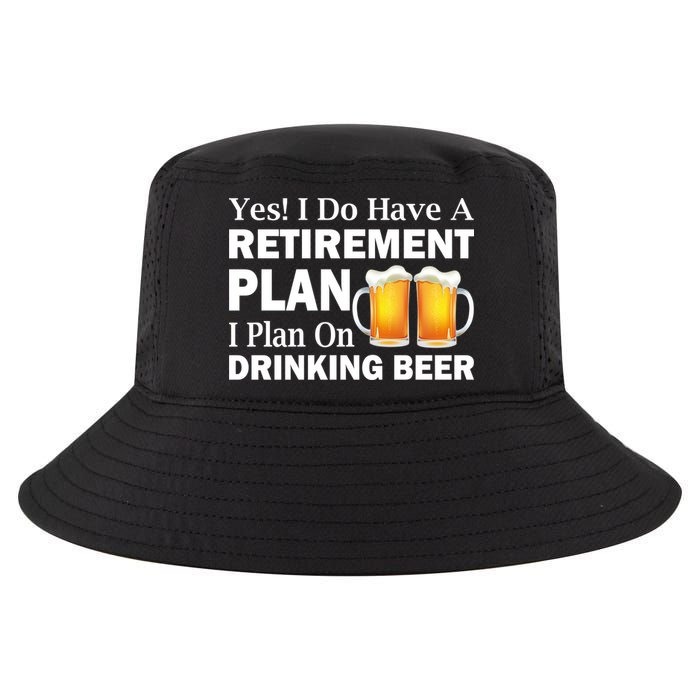 Retirement Plan Drinking Beer Cool Comfort Performance Bucket Hat