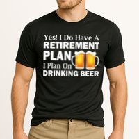 Retirement Plan Drinking Beer Cooling Performance Crew T-Shirt
