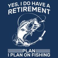 Retirement Plan Fishing Flatbill Hat