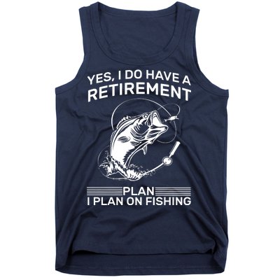 Retirement Plan Fishing Tank Top