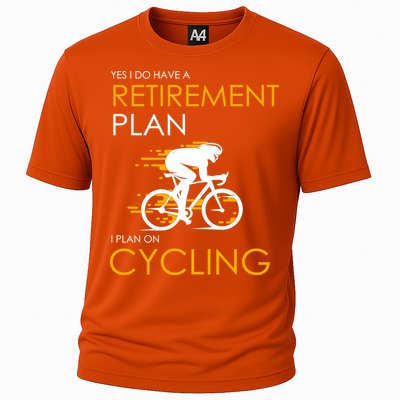 Retirement Plan On Cycling Cooling Performance Crew T-Shirt