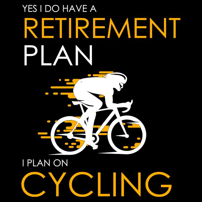 Retirement Plan On Cycling Cooling Performance Crew T-Shirt