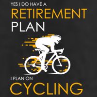 Retirement Plan On Cycling Adult Drive Performance Visor