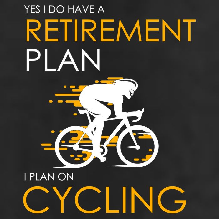 Retirement Plan On Cycling Adult Drive Performance Visor