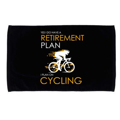 Retirement Plan On Cycling Microfiber Hand Towel