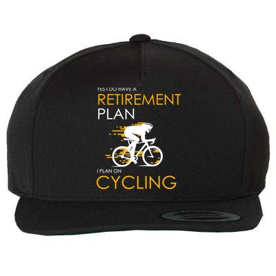 Retirement Plan On Cycling Wool Snapback Cap